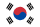 South Korean Won flag